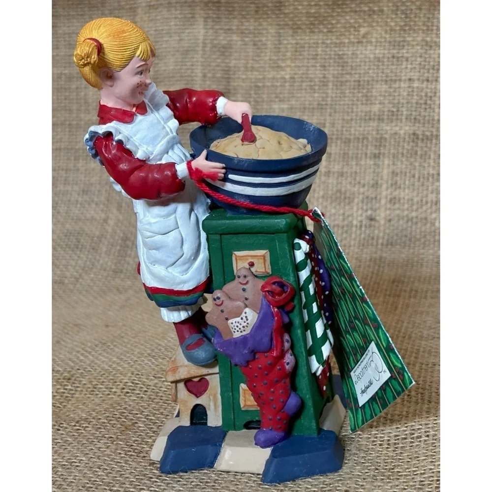 Department 56 All Through The House Madeline Making Cookies Resin Figurine Xmas